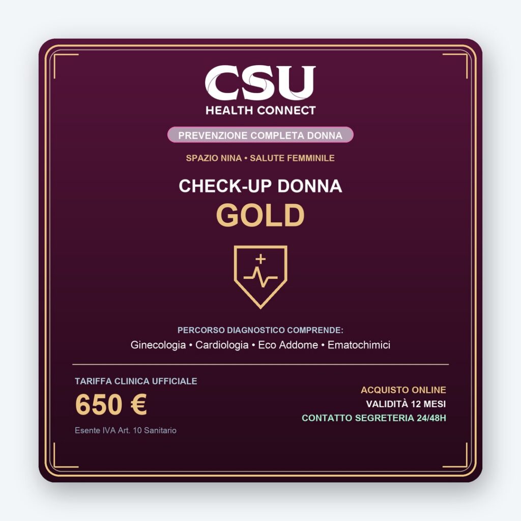 Check-Up Donna Gold