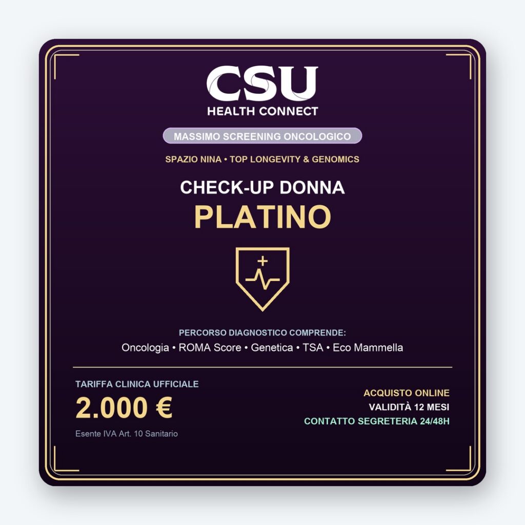 Check-Up Donna Platino