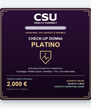 Check-Up Donna Platino